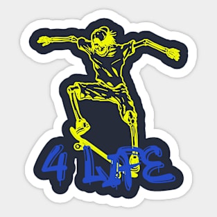 Skate 4 Life Sticker